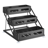 Maxbell Spice Rack 3 Tiers Kitchen Display Shelf for Living Room Tabletop Restaurant