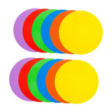 Maxbell Training Spots Markers 9 inch Flat Cones for Basketball Soccer Dance Practice 12pcs