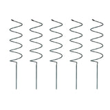 Maxbell Climbing Plant Stakes Rack Reusable Tomato Twist Stakes for Lawn Yard Indoor Spiral 5pcs