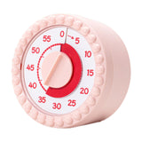Maxbell Visual Timer Stylish 60 Minute Countdown Timer for Kitchen Housework  Pink