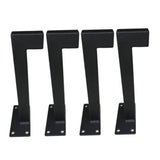 4pcs Wall Mounted Iron Bracket Industrial Scaffold Board Shelf Brackets