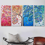 Maxbell 4 Set DIY Special Shaped 5D Seasons Tree Diamond Painting Kit Partial Drill Rhinestone Embroidery Arts Craft - Aladdin Shoppers
