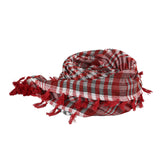 Maxbell Outdoor Arabic Scarf Breathable Desert Keffiyeh for Camping Sports Women Men Red