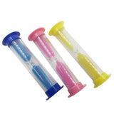 Maxbell Set of 3 Sand Timer - Hourglass Sandglass Timer - Blue + Pink + Yellow, 1 Minute + 2 Minutes + 3 Minutes - Aladdin Shoppers