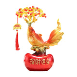 Maxbell Resin Statue Collection Gifts Prosperity Figurine for Indoor Bedroom Desktop Fish