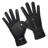 Maxbell Full Finger Gloves Non-Slip Waterproof Thermal Winter Cycling Black L - Aladdin Shoppers