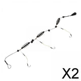 Maxbell 2xBait Cage for Fishing Long Range Throw Fishing Hooks Fishing Accessories 40g