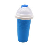 Maxbell Ice Slush Cup Homemade Fast Cooling Creative Milk and Ice Cream Make Holiday Blue