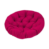 Maxbell Swing Basket Seat Pad Home Rocker Chair Lawn Floor Hanging Egg Chair Cushion Wine Red