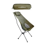 Maxbell Folding Camping Chair Furniture Foldable Beach Chair for Beach Patio Outside Green