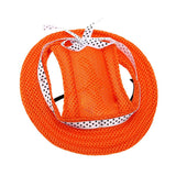 Maxbell 2xPet Dog Cat Kitten  Princess Mesh Strap Hat Cap Sunbonnet Size M - Orange