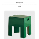 Maxbell Multi-Functional Storage Cabinet, Modern Minimalist Bedside Table & Sofa End Table, Stackable Organizer Stool, environmentally-conscious Material, JMO Vintage design for Bedroom, Living Room, Entryway Vintage Green