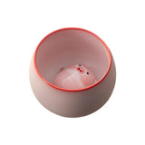 Maxbell Ceramic Tea Cup with Tea Pet Miniature Figurine for Living Room Office Decor 170ml