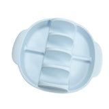 Maxbell Silicone Taco Holder Kitchen Gadgets Non Plate Microwave Use with Slots blue