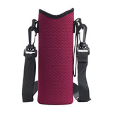 Maxbell 3xDetachable Kettle Pouch Holder Neoprene Water Bottle Carrier for Camping Red