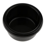 Maxbell 3xUniversal Boat Marine RV Caravan Black Plastic Cup Drink Can Holder 90mm Dia