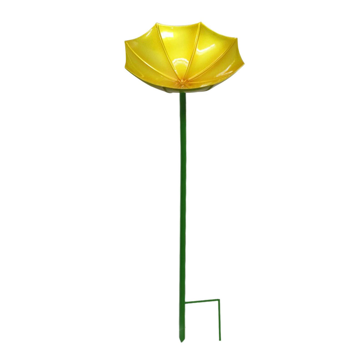 Maxbell Bird Drinker Decorative Easy to Use Bird Bath for Outdoor Courtyard Backyard Yellow