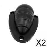 Maxbell 2xClam Shell Vent Cap Easy Installation for Van Yacht Outdoor Application black 56x60MM