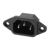 Maxbell 250V 15A Panel Mount Plug Adapter Accessory 5.1x2.4x2.8cm Power Connector