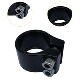 Maxbell Bicycle Seat Tube Clamp Lightweight Easy Installation 30.5 mm Tightener Clip Black