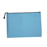 Maxbell Document Pocket Storage Organizer Lightweight Zipper Pouch for Travel Office Light Blue