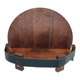 Maxbell Wine Rack Wall Mounted Vintage Display Rack for Pantry Wine Enthusiasts Home
