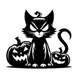 Maxbell Cat Silhouette Wall Decoration Metal Wall Art Decor for Living Room Hallway without Hat