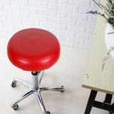 Pack 4- Home Bar Stool Covers PU Leather Round Chair Seat Cushions Sleeves