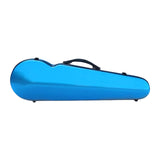 Maxbell Violin Hard Case Carbon Fiber Gifts Portable Carrying Bag for Outdoor Travel blue