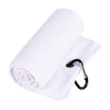 Maxbell Fold Golf Towel 30 Cmx30 cm Portable Outdoor Golfer Gift Golf Club Towel White