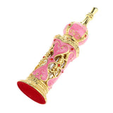 Maxbell Maxbell Vintage Heart Pattern Ancient Antique Empty Refillable Perfume Bottle Pink