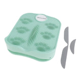 Maxbell Calf Stretching Board Non Slip Adjustable Incline Board for Hamstring Squats green