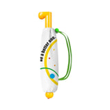 Maxbell Sun Umbrella Portable 8 Ribs Rain Umbrella for Beach Outdoor Activities Trip Yellow