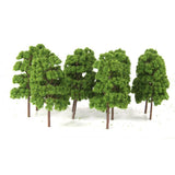Maxbell 6x10PCS Tree Model Train Railway Wargame Diorama Architecture Layout 1:75 HO
