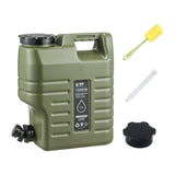 Maxbell 12L Water Container with Spigot Water Carrier for Backpacking Outdoor Hiking green