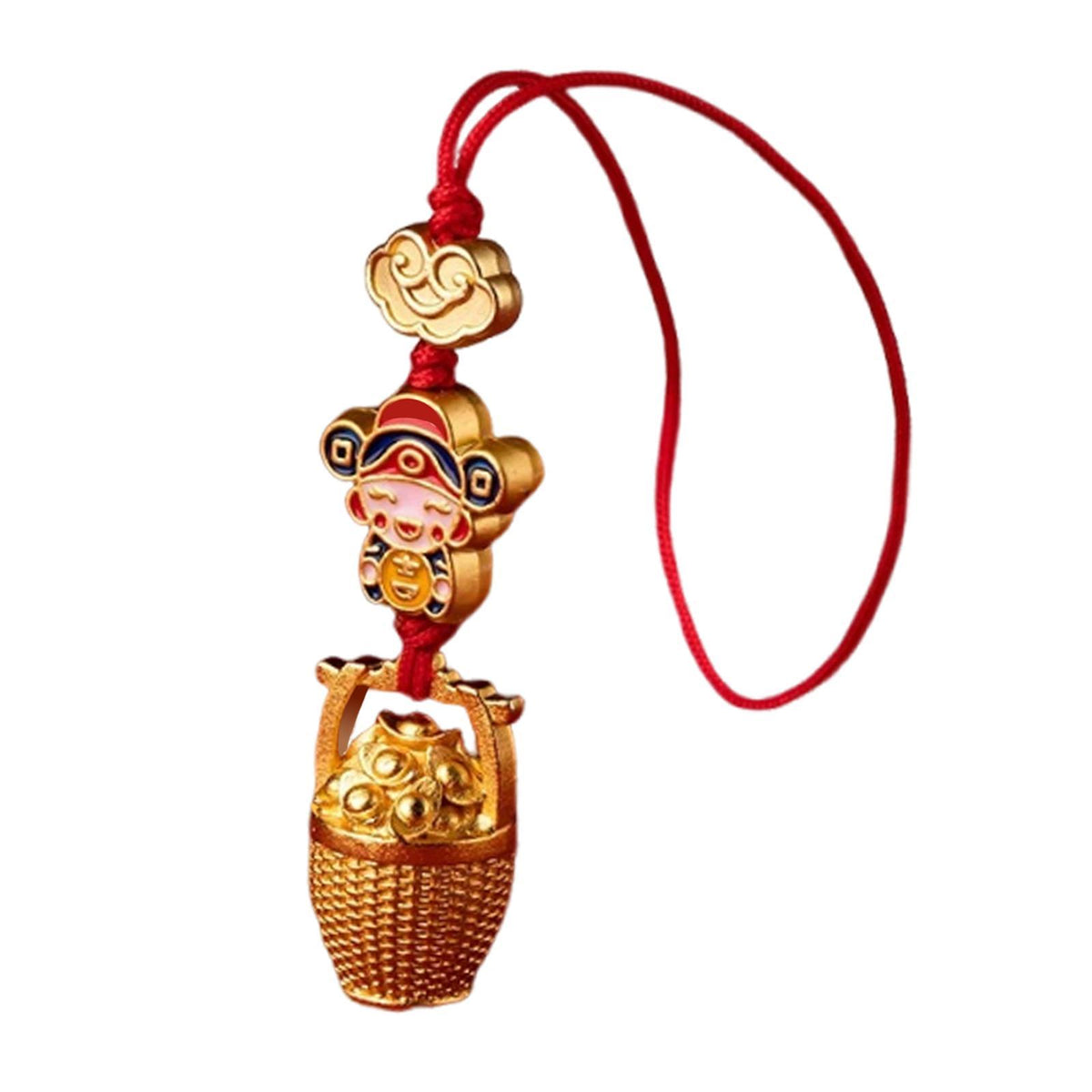 Maxbell Fortunate God Keychain Bag Accessories Lightweight Creative Hanging Ornament