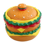 Maxbell Hamburger Shaped Ashtray Craft Home Decor for Indoor Outdoor Bedroom Desktop