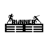 Maxbell Medal Hanger for Sports Race Runner Gymnastics Plaques Awards Ribbon Display 40x19.5cm
