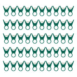Maxbell 50 Pieces Plant Support Garden Clips Tool Fastening Clip for Tomatoes Flower green