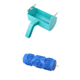 Maxbell 5.9" Wall Painting Paint Roller + Machine Home Decor Empaistic Flower Pattern