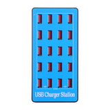 Maxbell Multi Port USB Charger Station 20 Port for Multiple Devices Shops Schools