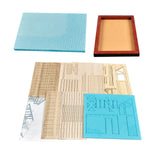 Maxbell 1:35 Wooden House Ruins Model Unfinished Architecture Model Building Scenery Style B