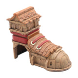 Maxbell Aquarium Decoration Unique for Rest Play Realistic Resin Shoe House Ornament