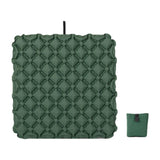 Inflatable Seat Cushion Camping Air Sitting Pad for Airplane Fishing Outdoor green