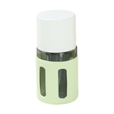 Maxbell 4 in 1 Travel Bottles Compact Travel Containers for Hair Conditioner Shampoo Round Green