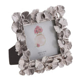 Maxbell 4"/6"Vintage Silver Resin Gingko Leaf Picture/Photo Frame 21x16x1.5cm_6 inch