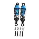 Maxbell 4x Shock Absorbers Metal Replace Parts 55mm 1/12 1/16 Scale for MN98 D90 B16 Blue