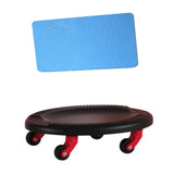 Maxbell Abdominal Exercise Roller Slider Multipurpose 13.7x3.7inch Workout Equipment Black
