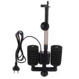 Maxbell Maxbell Air Pump Double Sponge Water Filter for Aquarium Fish Tank EU Plug
