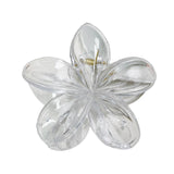 Maxbell Flower Big Hair Claws Clip Fashion Headwear Accessories for Thick Hair Women clear